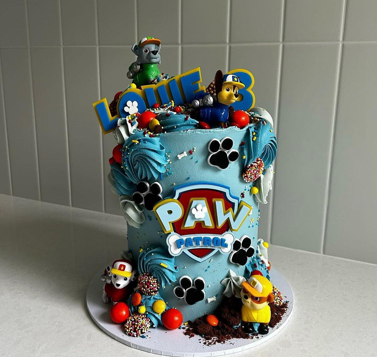 Paw Patrol themed toppers