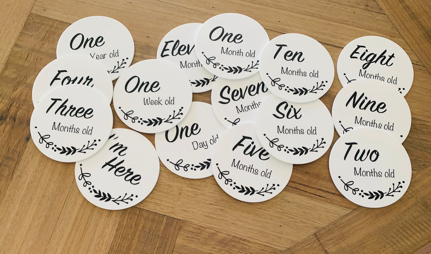 Milestone disc- Acrylic
