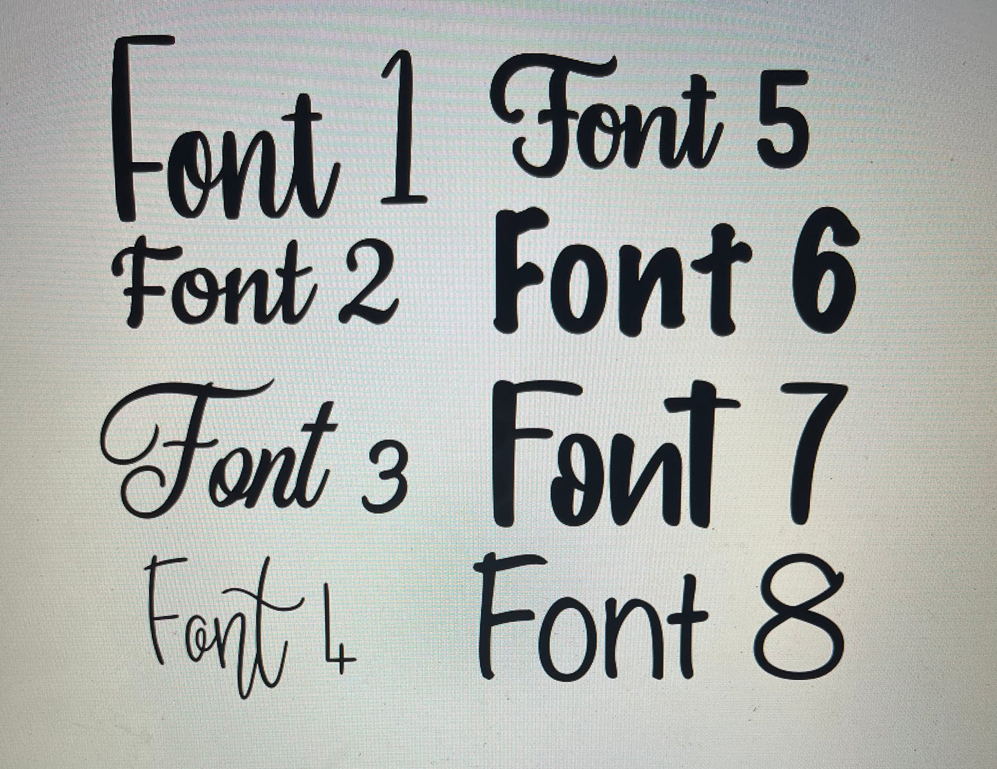 Double Layer Name plaques