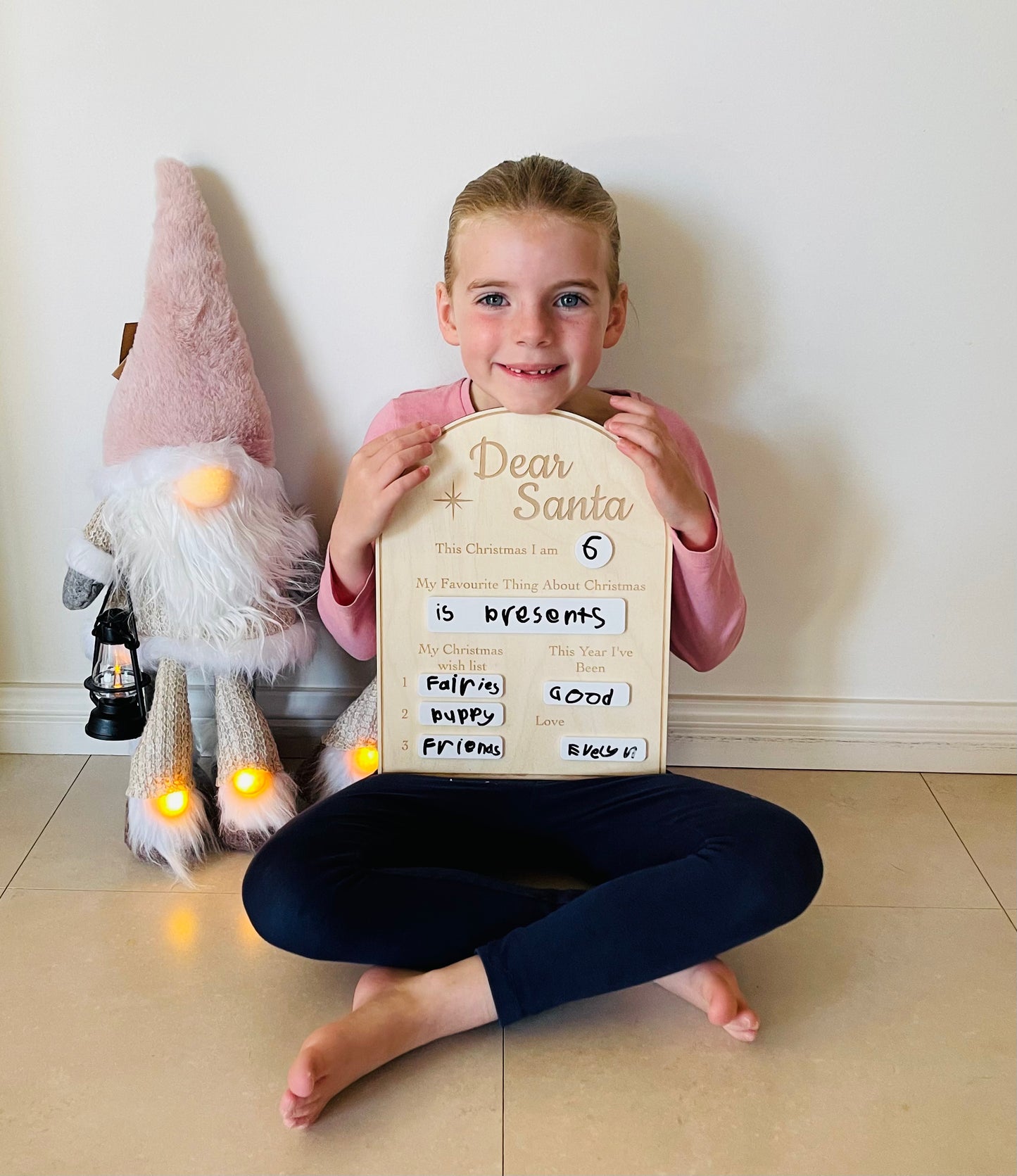 Santa Milestone board