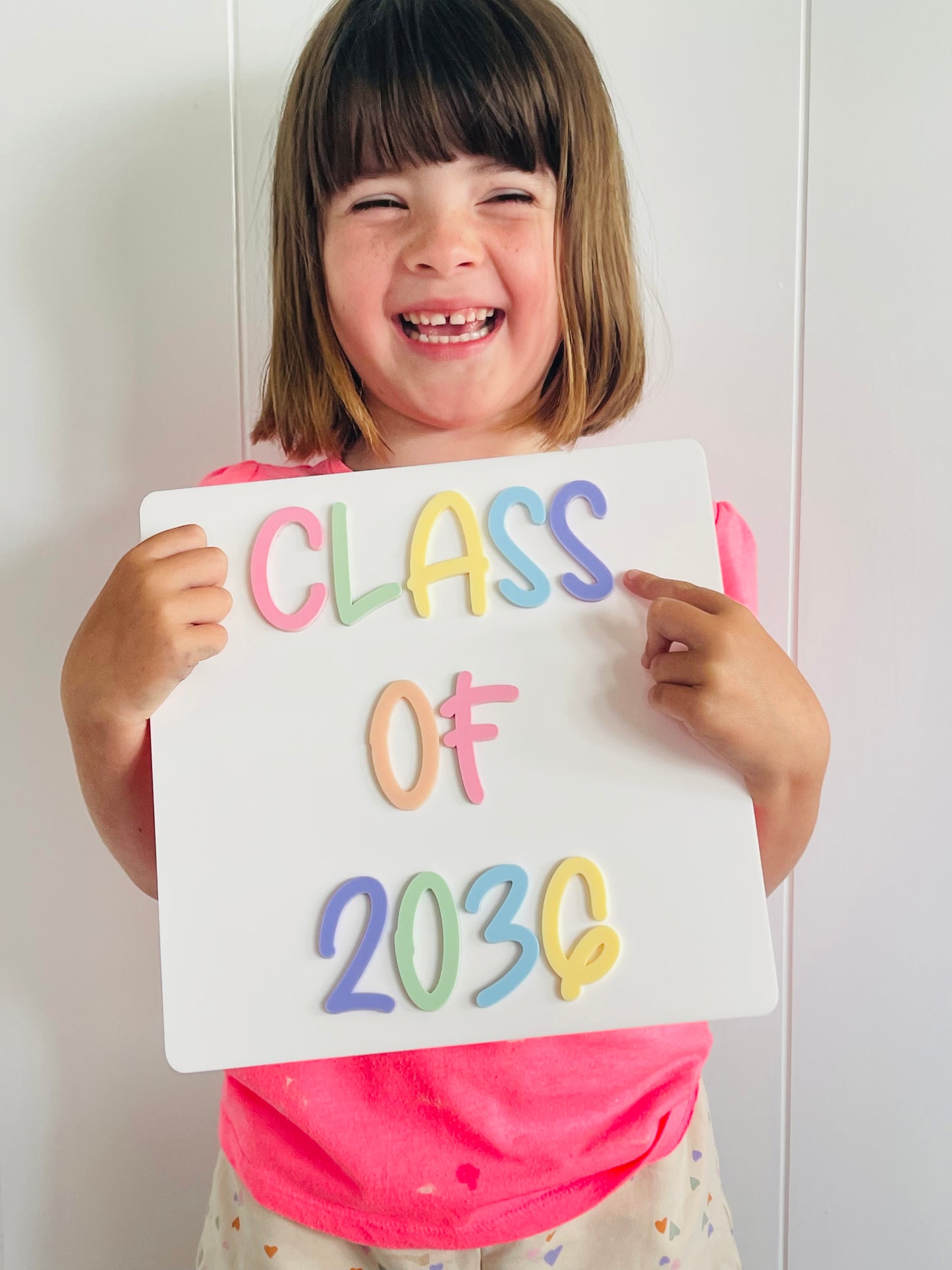 Class of- milestone sign