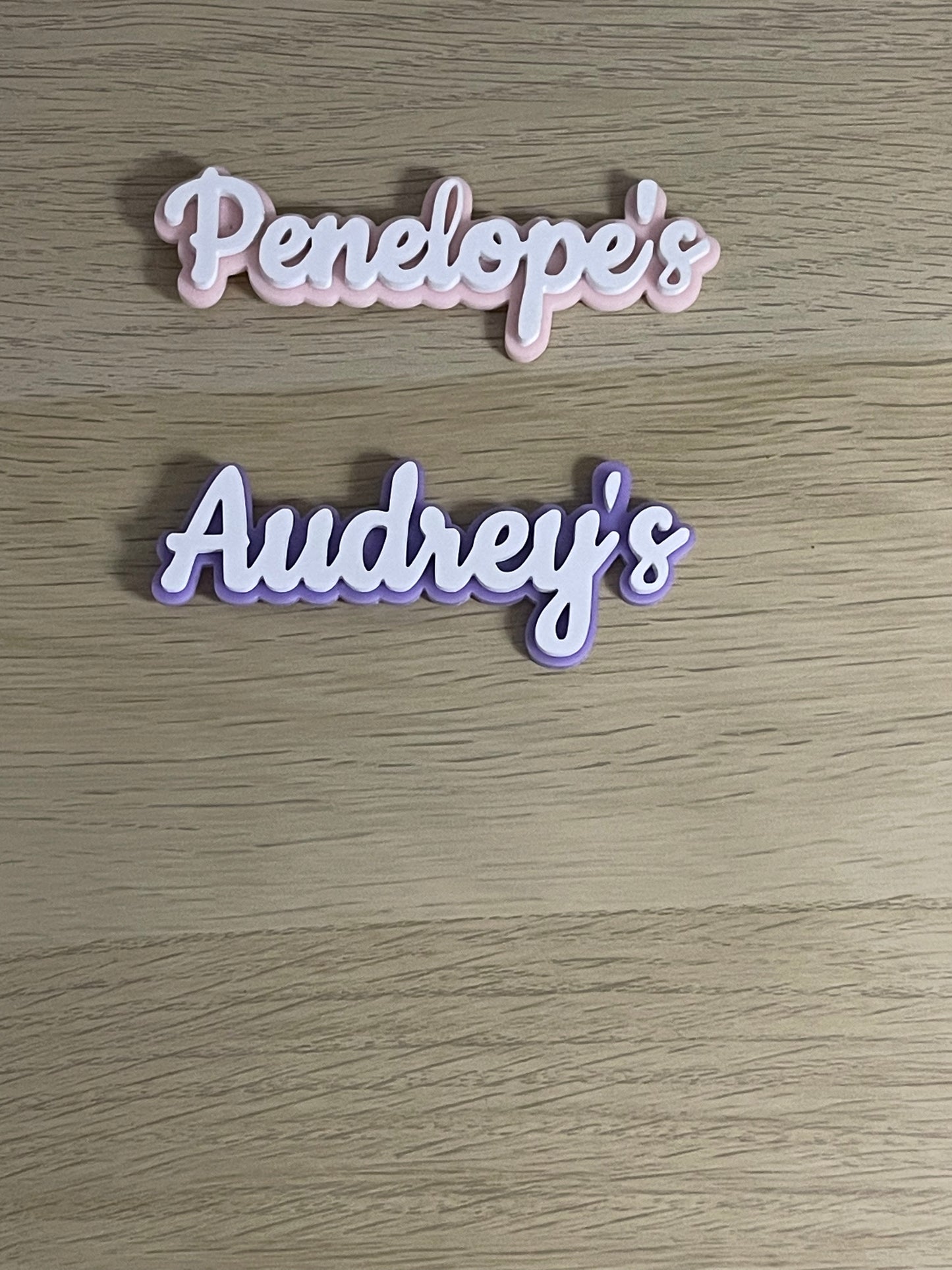 Interchangeable name - First/ Last day boards