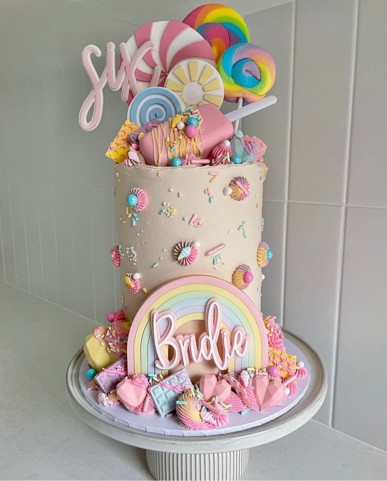 Lollypop and Rainbow set - toppers
