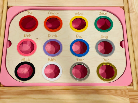Colour sorting 12 holes