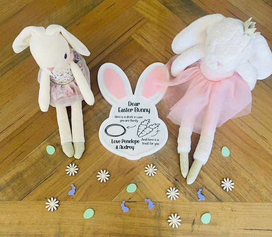 Bunny face treat board